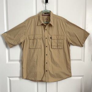 RedHead Tan Casual Button Down Shirt